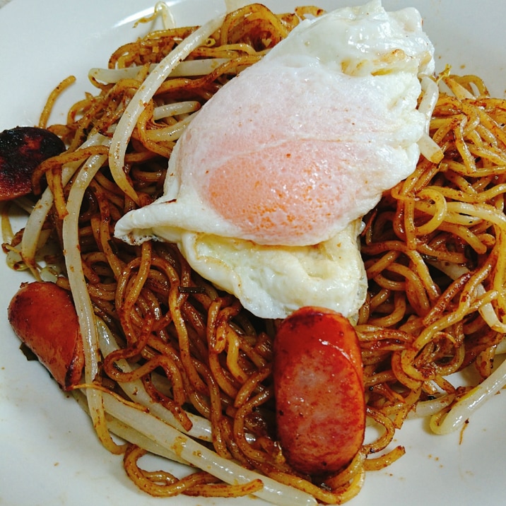 ダシパックの出がらしソース焼きそば